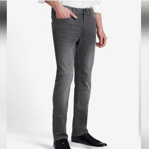 Kenneth Cole Mens Slim Fit Spring Grey Jeans 30x30